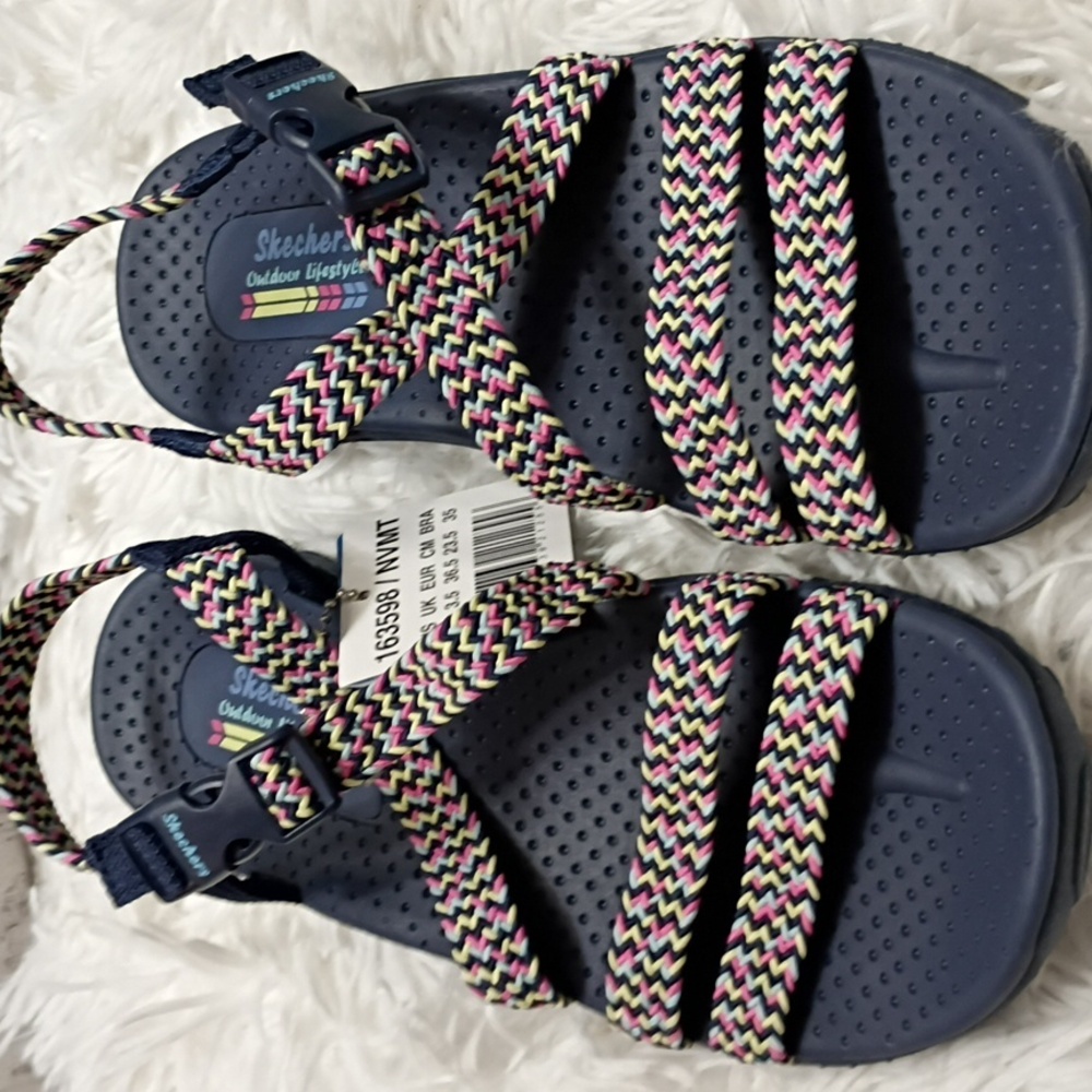 Skechers Reggae Adore You Women's Sz 6.5 Sandals 🆕🩴 - Picture 3 of 7